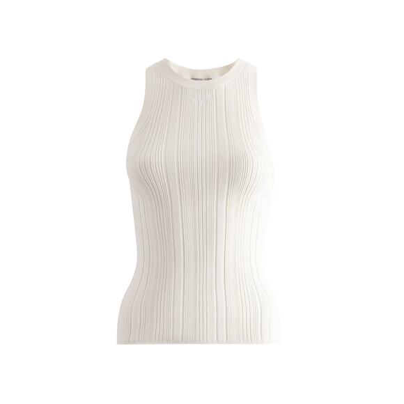 Kith 'Lyra' Cream Cotton Knit Sweater Tank Size S - Picture 1 of 5